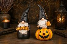 FIGURA GNOMO COLOR NEGRO CON CALABAZAS DE HALLOWEEN 30 X 12 CM. (MODELOS SURTIDOS) FIGURA GNOMO COLOR NEGRO CON CALABAZAS DE HALLOWEEN 30 X 12 CM. (MODELOS SURTIDOS)