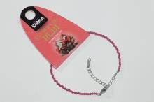 PULSERA FACETEADA RUBI BOLAS 2MM CON CIERRE DE ACERO PULSERA FACETEADA RUBI BOLAS 2MM CON CIERRE DE ACERO