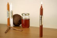 VELA PERFUMANTE DE MIEL, 20x2 CMS VELA PERFUMANTE DE MIEL, 20x2 CMS