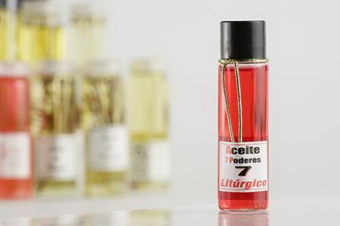 ACEITES PARA RITUAL | ACEITE LITURGICO 7 PODERES. Para negocios y todo tipo de peticiones (15 ml).