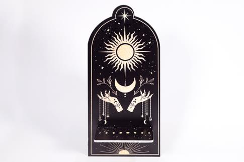 PENDULOS Y VARILLAS RADIESTESIA | ALTAR DE MADERA 15,5x34x0,5CM