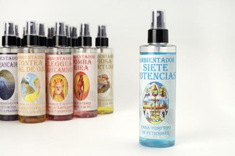 AMBIENTADORES | AMBIENTADOR SIETE POTENCIAS 200ml. (Para potenciar las vibraciones positivas)
