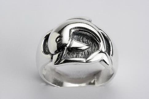 COMODIN | ANILLO DELFIN EN PLATA DE LEY