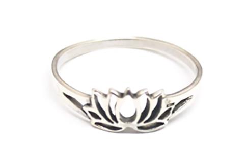 COMODIN | ANILLO PLATA FLOR DE LA LOTO