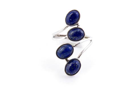 COMODIN | ANILLO PLATA LAPISLAZULI 34X 17 MM