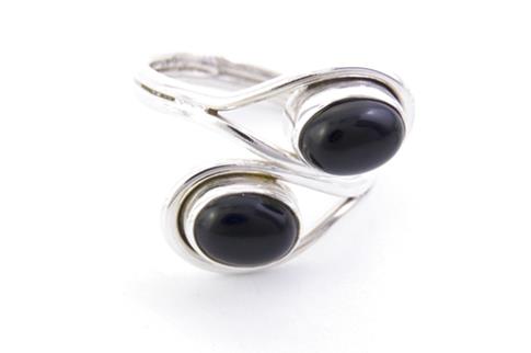 COMODIN | ANILLO PLATA ONIX ADAPTABLE
