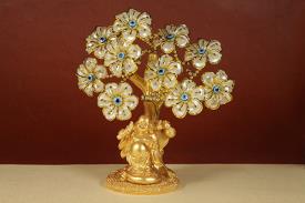 Novedades | ARBOL DORADO OJOS TURCOS Y BASE CON BUDA 11CM