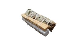 SAHUMITO | ATADITO SALVIA BLANCA + PALO SANTO + SELENITA
