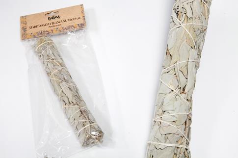 SAHUMITO | ATADITO SALVIA BLANCA XL (22X4 CM) (Purificacion)