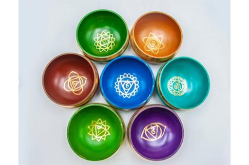 COMODIN | (baja) CUENCO TIBETANO GRANDE CON BAQUETA (1KG - COLORES SURTIDOS)