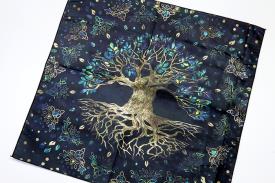 TAPETES | (BAJA) TAPETE / PA�UELO ARBOL DE LA VIDA 50X50CM
