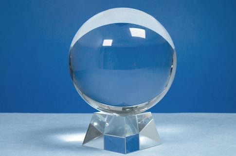 BOLAS CRISTAL Y OUIJAS | BOLA DE CRISTAL 13CM CON PEANA DE CRISTAL