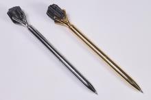 BOLIGRAFO CON PUNTA DE TURMALINA (COLORES SURTIDOS) 16CM