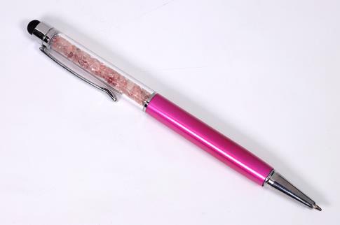 DRUSAS, BONSAIS Y COMPLEMENTOS | BOLIGRAFO MINERALES CHIP CUARZO ROSA