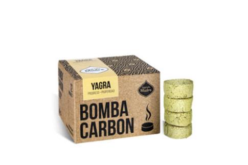 INCIENSOS SAGRADA MADRE | BOMBA CARBON MINI YAGRA (PROSPERIDAD)