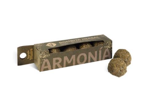 INCIENSOS SAGRADA MADRE | BOMBITA HERBAL ARMONIA (4 unidades)