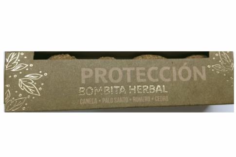 INCIENSOS SAGRADA MADRE | BOMBITA HERBAL PROTECCION (4 unidades)