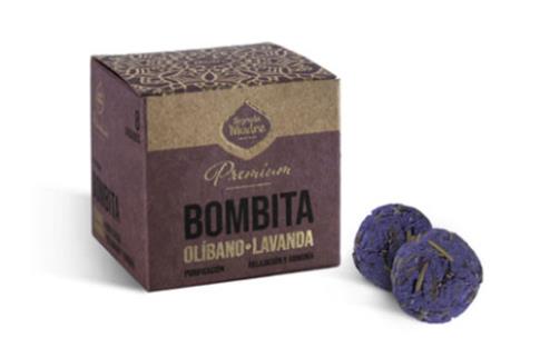 INCIENSOS SAGRADA MADRE | BOMBITA PREMIUM OLIBANO LAVANDA (8 unidades)