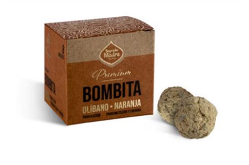 INCIENSOS SAGRADA MADRE | BOMBITA PREMIUM OLIBANO NARANJA (8 unidades)