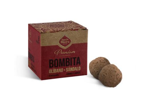 INCIENSOS SAGRADA MADRE | BOMBITA PREMIUM OLIBANO- SANDALO (8 unidades)