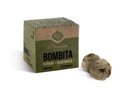 INCIENSOS SAGRADA MADRE | BOMBITA PREMIUM OLIBANO-MANZANILLA (8 unidades)