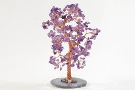 FENG SHUI, VARIOS | BONSAI CHIPS AMATISTA CON BASE DE AGATA 20 CM