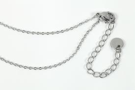 CADENAS Y CORDONES | CADENA ACERO 45+5 CM