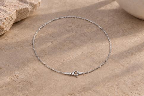 COLGANTES DE MINERALES | CADENA PLATA 40CM