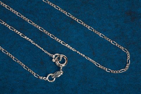 JOYERIA | CADENA PLATA ALTERNADA 3+1, 0,6-50CMS.