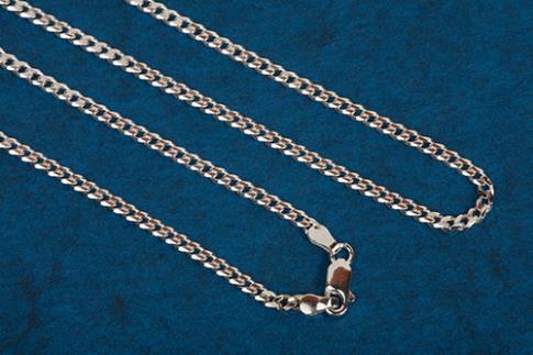 JOYERIA | CADENA PLATA BARBADA 0,5-45CM.