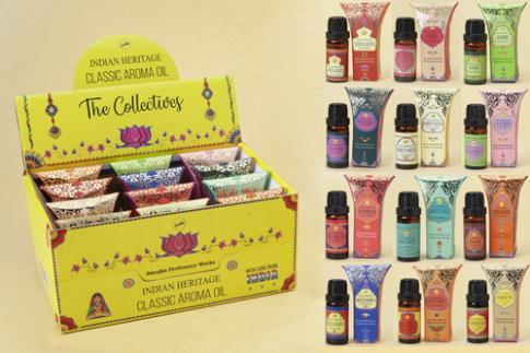 ACEITES PERFUMANTES | CAJA DE 12 ACEITES AROMATICOS SURTIDOS