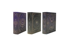 LIBRETAS, AGENDAS Y CALENDARIOS | CAJA DISEO LIBRO MODELOS SURTIDOS CON DESCORACIONES ESOTERICAS 21X136X5CM