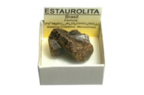 COMODIN | CAJITA 4X4 ESTAUROLITA O PIEDRA CRUZ/PIEDRA HADAS (Atrae la buena suerte. Proteccin)