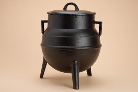 COMODIN | CALDERO METALICO CON TAPA (ORIXAS) 22CM (capacidad 3 litros aprox.)
