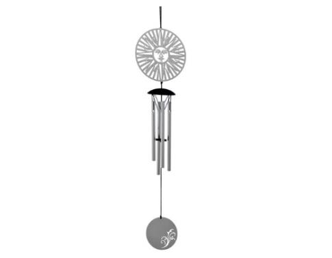 COMODIN | CAMPANA DE VIENTO SOL BRILLANTE .4 VARILLAS . 46 CM.