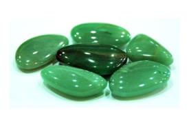 CANTOS RODADOS GRANDES | CANTO RODADO GRANDE AVENTURINA (CANCER) -Aprox. 4 x 2 cms-