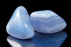 CANTOS RODADOS GRANDES | CANTO RODADO GRANDE CALCEDONIA AZUL -Aprox. 3-4 cms dimetro-
