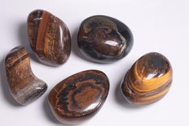 CANTOS RODADOS GRANDES | CANTO RODADO GRANDE OJO DE TIGRE -2.5-3.5 cms-