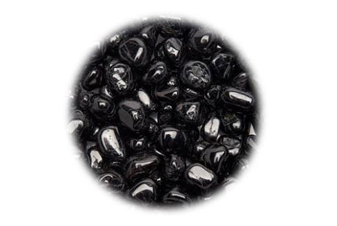 CANTOS RODADOS PEQUEOS Y MEDIANOS | CANTO RODADO PEQUEO TURMALINA NEGRA