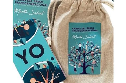 LIBROS DE TAROT Y ORCULOS | CARTAS DEL RBOL TRANSGENERACIONAL (Cartas + Bolsa + Cuaderno explicativo)