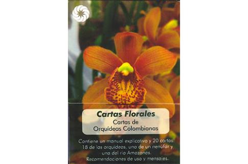 LIBROS DE TAROT Y ORCULOS | CARTAS FLORALES: CARTAS ORQUDEAS COLOMBIANAS (Libro + Cartas)
