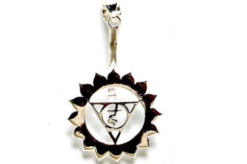 JOYERIA | COLGANTE ACERO 5 CHAKRA VISHUUDDHA GARGANTA. (PARA DONUT)