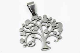 Promociones | COLGANTE ACERO ARBOL DE LA VIDA 3 X 3.5 CM
