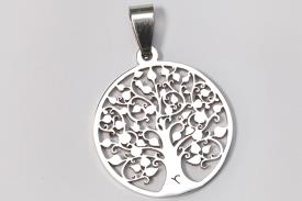 Promociones | COLGANTE ACERO ARBOL DE LA VIDA EN MARCO CIRCULAR