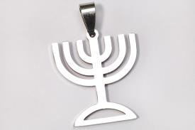 Promociones | COLGANTE ACERO CANDELABRO/MENORAH 7 BRAZOS