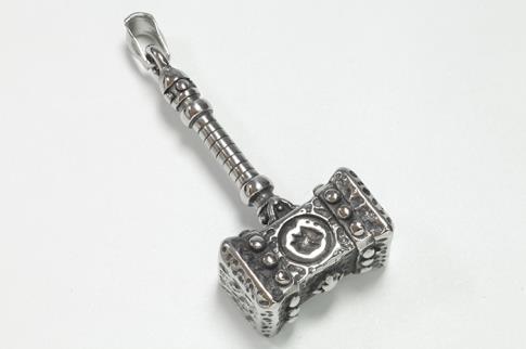 AMULETOS Y TALISMANES | COLGANTE ACERO MARTILLO DE THOR
