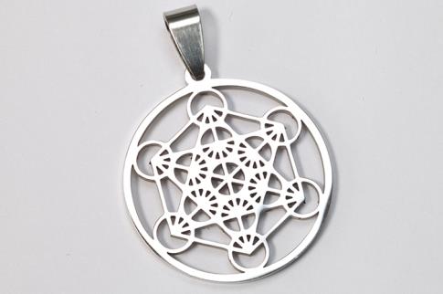 COLGANTES | COLGANTE ACERO METATRON PLATEADO
