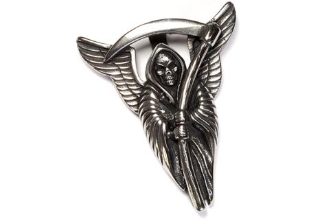 AMULETOS Y TALISMANES | COLGANTE ACERO SANTA MUERTE