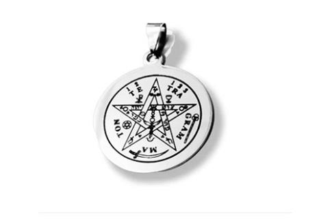 COMODIN | COLGANTE ACERO TETRAGRAMATON 3 CM.