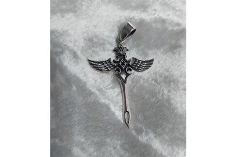 COMODIN | COLGANTE DAGA EN PLATA 4.5 CM  (ESPADA SAN MIGUEL)
